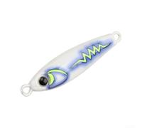 Metal Squid Jig Lure 8cm UV Coating Shore Boat | 100g heavy duty, for deep sea fishing, imitates wounded bait, amberjack attraction, sturdy metal