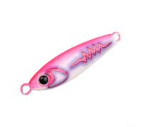 Metal Squid Jig Lure 8cm UV Coating Shore Boat | 100g heavy duty, for deep sea fishing, imitates wounded bait, amberjack attraction, sturdy metal