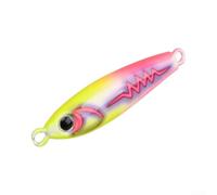Metal Squid Jig Lure 8cm UV Coating Shore Boat | 100g heavy duty, for deep sea fishing, imitates wounded bait, amberjack attraction, sturdy metal