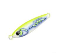 Metal Squid Jig Lure 8cm UV Coating Shore Boat | 100g heavy duty, for deep sea fishing, imitates wounded bait, amberjack attraction, sturdy metal