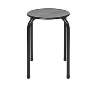 Metal Stacking Stool Matt Stackable Round Bar School Cafe Stool Set