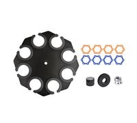 Metal Stage Multi Mic Holder Microphone Stand Tray With Scratch Protections For Stage Performances Easy Access