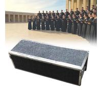 Metal Stage Risers, Slip-Proof Standing Stair Platform with Side Panels for Commercial Use, Suitable for Photo Shoots, Schools, and Churches