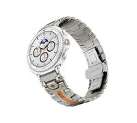 Metal Stainless Steel Band Fit For Samsung Galaxy Watch 8 Classic 46mm 40mm 44mm Wristband(TiO Style 1,For Galaxy Watch 8 44mm)