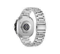 Metal Stainless Steel Band fit for Samsung Galaxy Watch 8 Classic 46mm / 8 40mm 44mm Bracelet(Silver,For Watch 8 Classic 46mm)