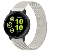 Metal Stainless Steel Loop for Garmin Venu 2 Plus Strap/Vivoactive 5 Strap, 20mm Magnetic Milanese Mesh Replacement Straps Women Men for Garmin Forerunner 245/55/Venu 2 Plus/Vivoactive 5/3