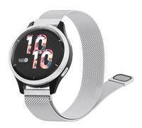 Metal Stainless Steel Loop for Garmin Venu 3S Strap/Forerunner 265S Strap Women Men, 18mm Adjustable Magnetic Wristbands for Garmin Venu 3S /2S /Vivoactive 4s/Vivomove 3s/Forerunner 265S/255S