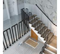 Metal Stair il 1-Step Indoor/Outdoor Wrought Iron Safety il Kit Durable and Stylish Perfect for Home Use Easy Installation Modern Design
