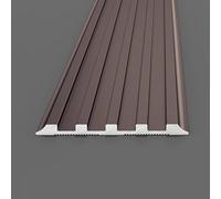 Metal Stair Nosing - Aluminum Stair Nose Molding, 3pcs*0.9m Garden Stair Edge Protector for Indoor and Outdoor Wooden Marble or Tile Stairs