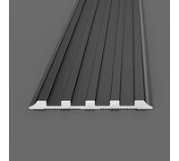 Metal Stair Nosing - Aluminum Stair Nose Molding, 3pcs*0.9m Garden Stair Edge Protector for Indoor and Outdoor Wooden Marble or Tile Stairs