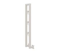 Metal Stair Railing Anti-Slip Industrial il U-Shaped Indoor Banister for Apartments Lofts & Balconies (White 105cm/41.3in) - Safe & Stylish
