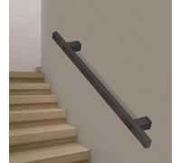 Metal Stair Railing BanisterWallMounted Iron Support Rod for Safety1m 1.2m 1.5m 2m 2.4m 2.5mDurable Outdoor Stair Guard with Fittings (1ft/30cm)