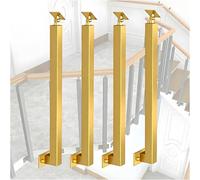 Metal Stair Railing Post for Indoor Stairs DIY Spiral Kit 100cm Adjustable Height Includes Screws Perfect for Garden Deck and Terrace Steps