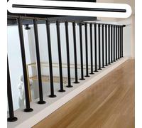 Metal Staircase Baluster Set - Durable Safety Railing for Indoor Steps, Loft & Corridor - Stylish Design for Enhanced Support and Stability