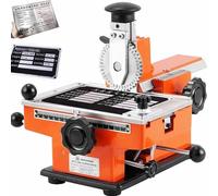 Metal Stamping Machine, Semi-Automatic Embosser, Label Printer for Tag Engraving with 2mm to 6mm Character Wheel Options, Perfect for Custom Nameplates (2mm)