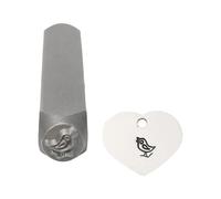 Metal Stamping Tool for Customes Jewelry Making Pattern Impressions Suitable for Various Metals Alloy Steel