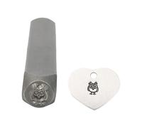 Metal Stamping Tool for Customes Jewelry Making Pattern Impressions Suitable for Various Metals Alloy Steel
