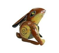 Metal Standing Hare Animal Tea Light Candle Holder