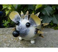 Metal Standing Hedgehog Animal Tea Light Candle Holder