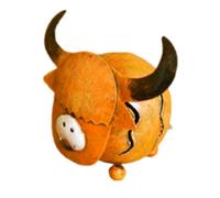 Metal Standing Highland Cow Animal Tea Light Candle Holder