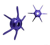 Metal Star Drag Knob for Daiwa Baitcasting Reels with Six Star Brake System Offering Smooth and Precise Drag Adjustment for Better Fishing Experience (Dark Night Purple)