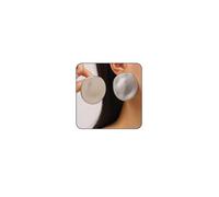 Metal Statement Earrings for Women Chunky Earrings Big Statement Large Oval Round Pebble Shape Earring Irregular Geometric Drop Dangle Earring Chunky Jewelry (3 - S)