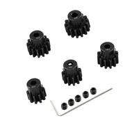 Metal Steel 3.175mm Shaft 32P Pinion Gear Set 10T 11T 12T 13T 14T Compatible with 1/10 Crawler Truck Traxxas Arrma HSP HPI AXIAL Tamiya LOSI RC Car Upgraded Parts (10T 11T 12T 13T 14T)