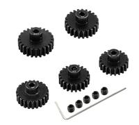 Metal Steel 3.175mm Shaft 32P Pinion Gear Set 10T 11T 12T 13T 14T Compatible with 1/10 Crawler Truck Traxxas Arrma HSP HPI AXIAL Tamiya LOSI RC Car Upgraded Parts (20T 21T 22T 23T 24T)