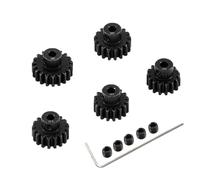 Metal Steel 3.175mm Shaft 32P Pinion Gear Set 15T 16T 17T 18T 19T Compatible with 1/10 Crawler Truck Traxxas Arrma HSP HPI AXIAL Tamiya LOSI RC Car Upgraded Parts (15T 16T 17T 18T 19T)