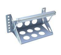 Metal Steel Bolt in Battery Mounting Box Tray Bracket Universal Lightweight 14.375" Overall Length - Fits up to a 10.63” × 7.06” × 7.5” Battery