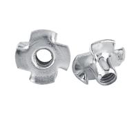 Metal Steel T Nut Four pronged Tee Nuts