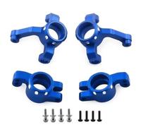 Metal Steering Cup Block Rear Hub Carrier Kit Parts For Losi Micro-b 1/24 | CNC aluminium steering knuckles and rear hubs 1/24 RC steering precision and front end durability Parts