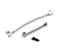 Metal Steering Tie Rod Modify Parts For Fms D90 D110 For Tacoma 1/24 | Adjustable metal tie rod kit for RC Car Upgrades adds precise toe tuning and stable steering now Parts