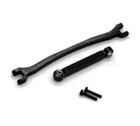 Metal Steering Tie Rod Modify Parts For Fms D90 D110 For Tacoma 1/24 | Adjustable metal tie rod kit for RC Car Upgrades adds precise toe tuning and stable steering now Parts