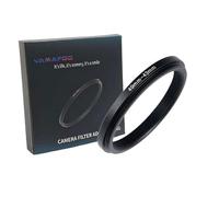 Metal Step-Up/Down Ring Adapter Compatible with Mirrorless Cameras DSLR Lens, UV CPL ND Filter Thread Converter, Black (49-43)