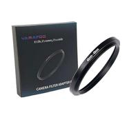 Metal Step-Up/Down Ring Adapter Compatible with Mirrorless Cameras DSLR Lens, UV CPL ND Filter Thread Converter, Black (46-49)