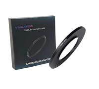 Metal Step-Up/Down Ring Adapter Compatible with Mirrorless Cameras DSLR Lens, UV CPL ND Filter Thread Converter, Black (49-82)