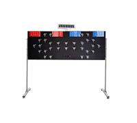 Metal Stop Sign Street Road Sign, Aluminum Reflective Arrow Sign, Flashing Warning Sign, For Construction, Fire Or Rescue, Highway And Law Enforcement(Size:150*50*110 cm/59*19.68*43.3 in,Color:B)