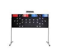 Metal Stop Sign Street Road Sign, Aluminum Reflective Arrow Sign, Flashing Warning Sign, For Construction, Fire Or Rescue, Highway And Law Enforcement(Size:150*50*110 cm/59*19.68*43.3 in,Color:A)
