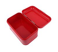 Metal Storage Box, Bread Box For Kitchen Countertop Metal Toolbox Metal Bread Storage Box 12x7.1x6.3in For Living Room, Bedroom, Office (ZAICOLERxcnsuyba6r-01)