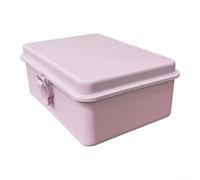 Metal Storage Box With Lock For Tools And Accessories Desktop Organizer | Iron Construction, Secure Locking Mechanism, Spacious Compartments For Tools Home Workshop