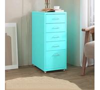 Metal Storage Cabinet on Wheels Lockable Document nizer with Drawers Vertical Filing Cabinet for Home Office Mobile Document Holder Space Saving Storage Solution.