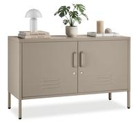 Metal Storage Filing Cabinet Lockable Adjustable Shelves Large 100x43x65 cm