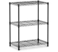 Metal Storage Rack 60 x 35 x 77 cm 120 kg Black - Free Standing Shelves by Royal Catering Black
