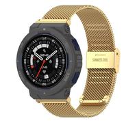 Metal Strap Compatible with Amazfit Active Edge Bracelet for Women Men, Stainless Steel Mesh Adjustable Replacement Strap for Amazfit Active Edge A2212, Größe L