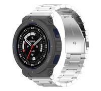 Metal Strap Compatible with Amazfit Active Edge Bracelet, Stainless Steel Replacement Strap for Amazfit Active Edge A2212 Watch Strap for Women Men, Größe L