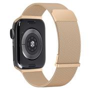 Metal Strap for Apple Watch Straps 49mm 45mm 44mm 46mm 42mm for Women Men, Stainless Steel Replacement Band with Enhanced Magnet for iWatch Series 10 9 8 7 SE 6 5 4 3 2 1 Ultra Rose Gold