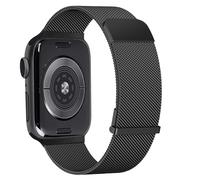 Metal Strap for Apple Watch Straps 49mm 45mm 44mm 46mm 42mm for Women Men, Stainless Steel Replacement Band with Enhanced Magnet for iWatch Series 10 9 8 7 SE 6 5 4 3 2 1 Ultra Black