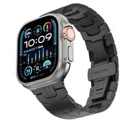 Metal Strap for Apple Watch Ultra 2 49mm, Stainless Steel Bracelets Butterfly Closure Bracelet Men Bracelet for iWatch Ultra 2/Ultra 49mm 46mm 45mm 44mm 42mm iWatch Series 10 9 8 7 SE 6 5 4