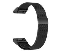 Metal Strap for Garmin Fenix 8 43mm 7s 6s Pro 5S Plus WatchBand Breathable Soft Stainless Steel Replacement Band for Garmin Epix Pro 42mm Instinct 2S Descent Mk2S MK3i 43mm Women's Wristband